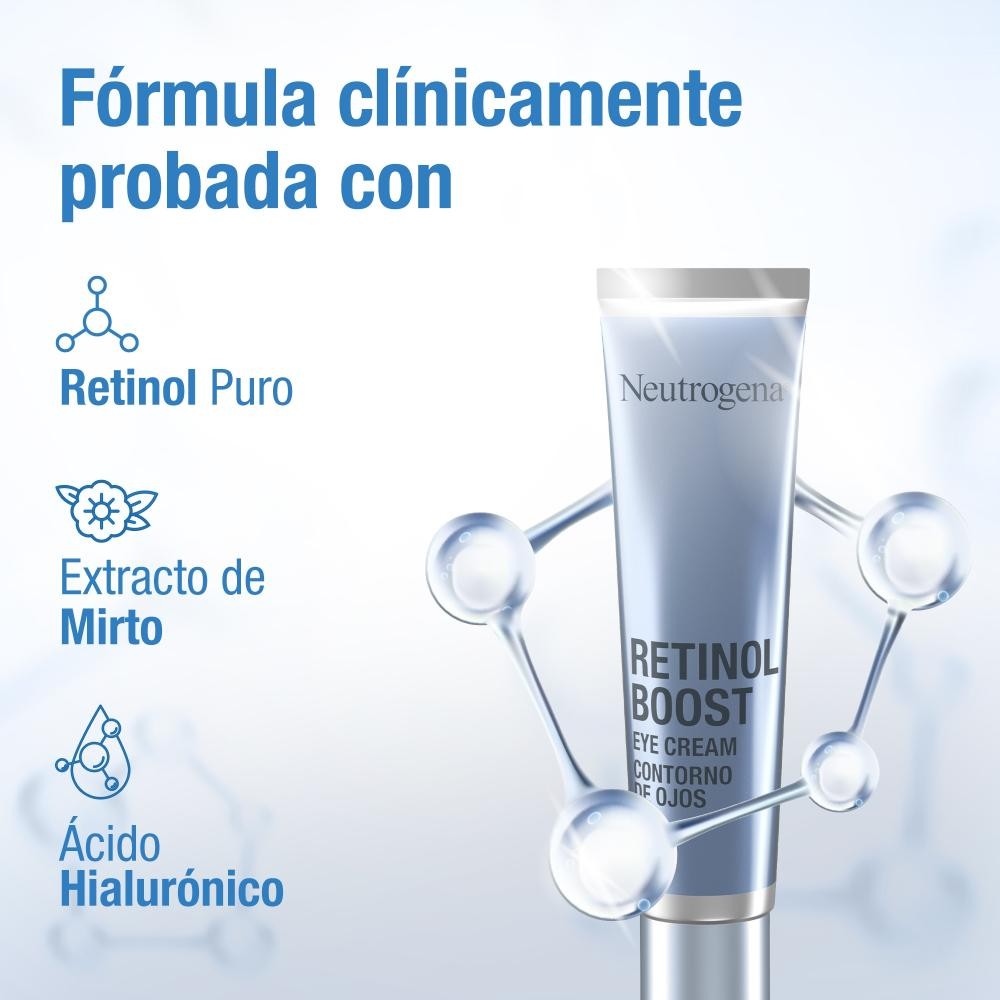 NEUTROGENA Retinol Boost Contorno de Ojos 0,02% Retinol Puro 15ml-11