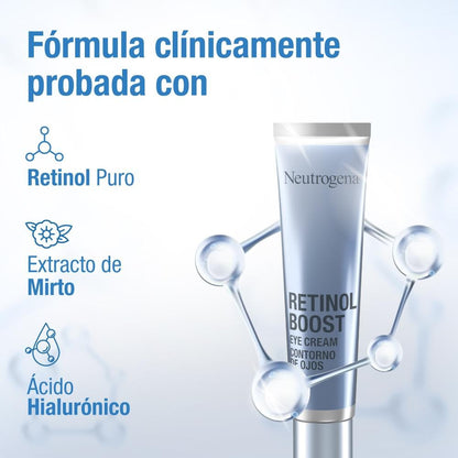 NEUTROGENA Retinol Boost Contorno de Ojos 0,02% Retinol Puro 15ml-11