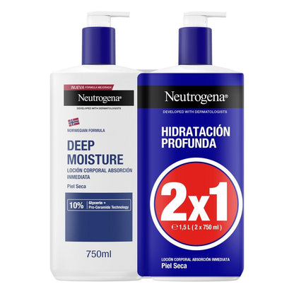 NEUTROGENA Loción Corporal Hidratante Profunda 2x750ml-1