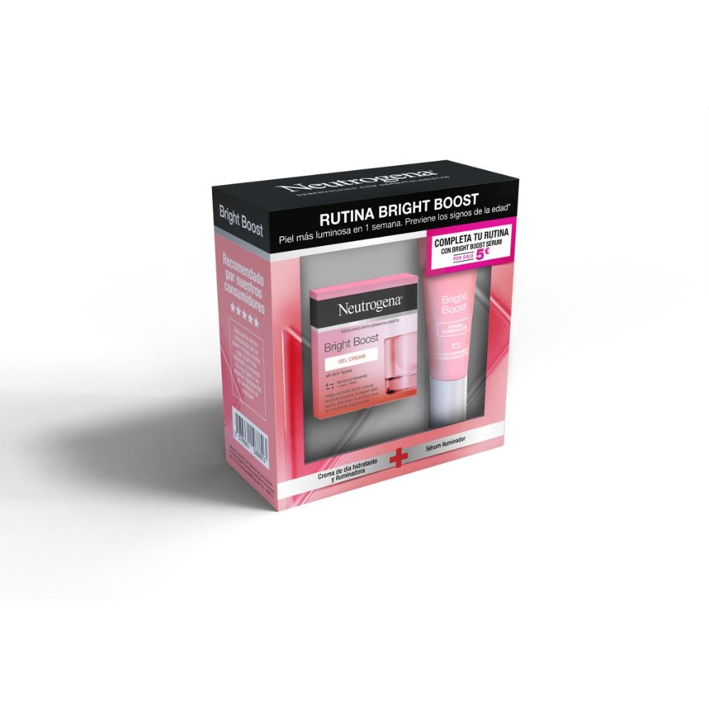NEUTROGENA Pack Bright Boost Crema Gel 50ml+ Sérum Iluminador 30ml-1