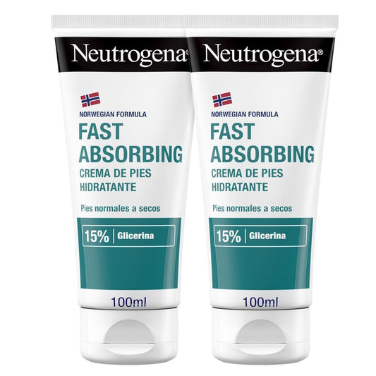NEUTROGENA Crema Pies Absorción Inmediata DUPLO 2x100ml-1