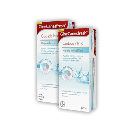 GINECANESFRESH Duplo Gel Higiene Intima Diaria 2x200ml-1