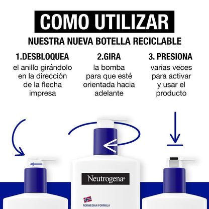 NEUTROGENA Loción Hidratación Profunda Piel Seca 750ml-6