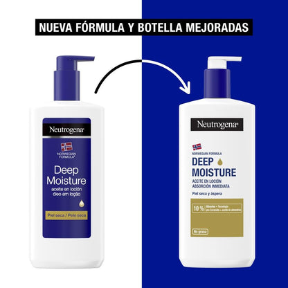 NEUTROGENA Aceite en Loción Hidratación Profunda Nueva Fórmula 400ml-7