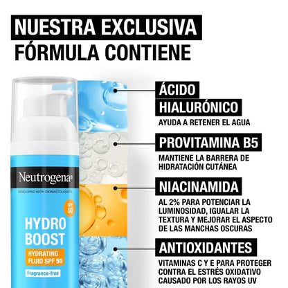 NEUTROGENA Hydro Boost Fluido Hidratante SPF 50 50 ml-4