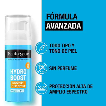 NEUTROGENA Hydro Boost Fluido Hidratante SPF 50 50 ml-5