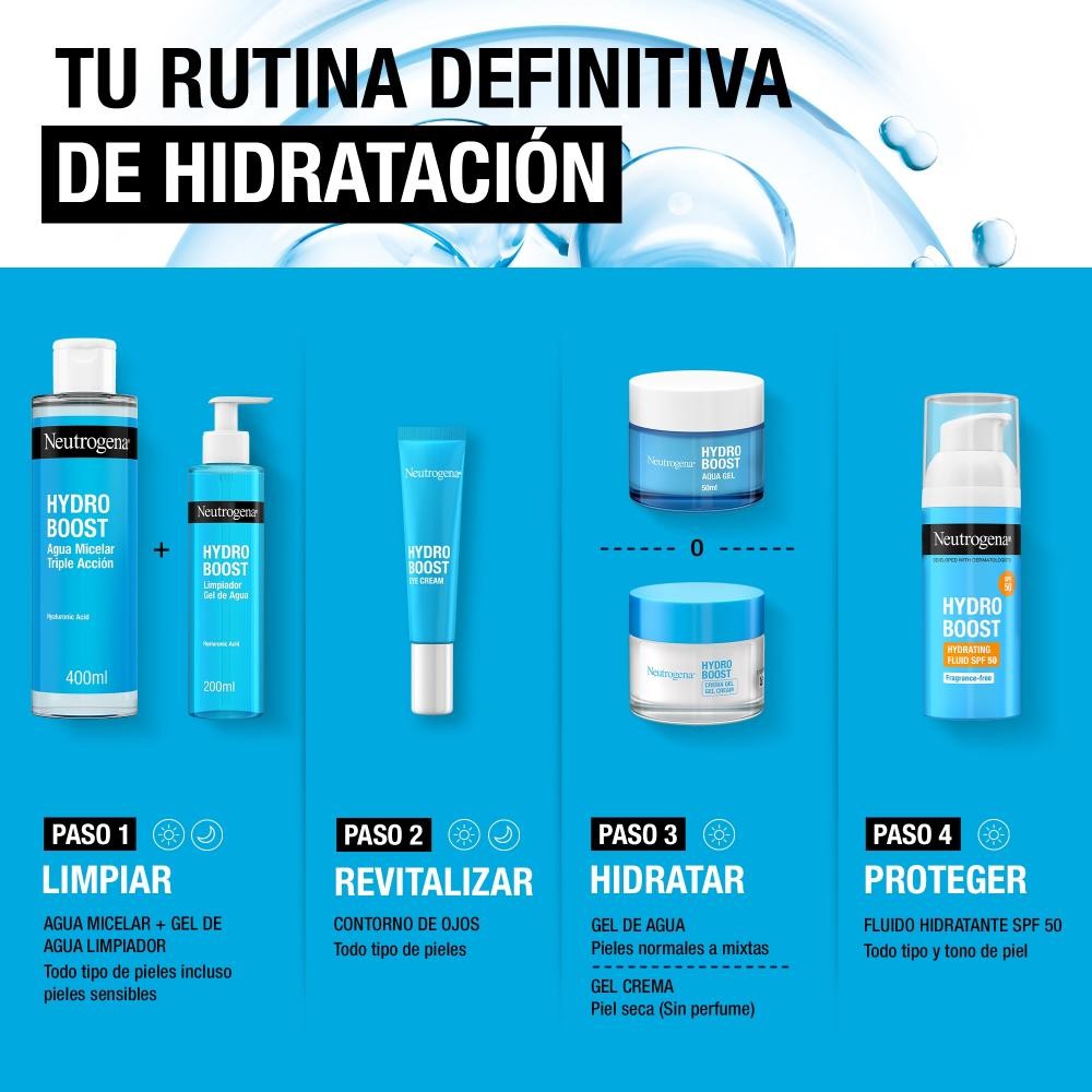 NEUTROGENA Hydro Boost Fluido Hidratante SPF 50 50 ml-6