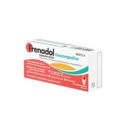 FRENADOL Descongestivo 16 Cápsulas-4
