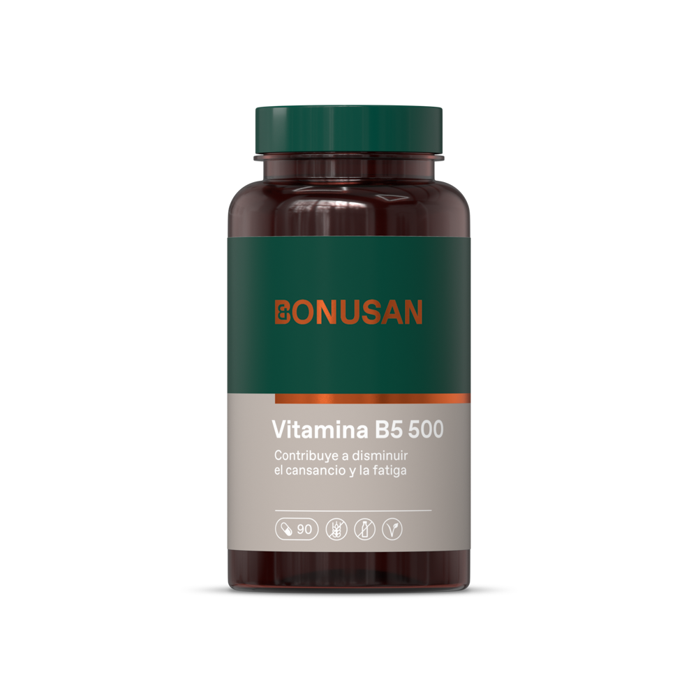 Bonusan Vitamina B5 Acido Pantotenico 500 Mg 90 Cápsulas