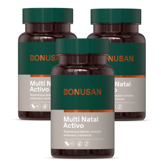 Bonusan Multi Natal Activo【PACK OFERTA 】3x60 Tabletes