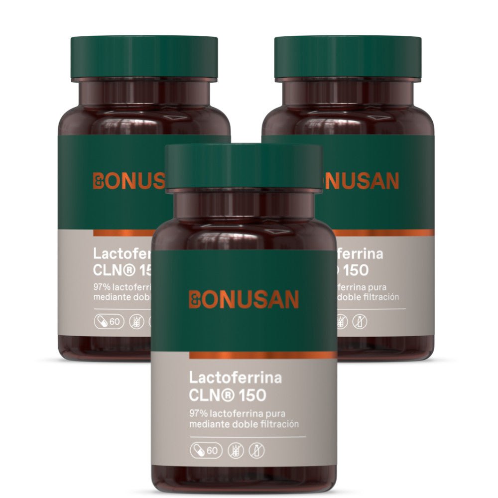 Bonusan Lactoferrina 150 Mg【PACK OFERTA 】3x60 Cápsulas