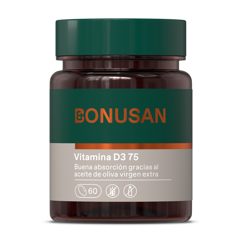Bonusan Vitamina D3 75 Mcg / 3000 Ui 60 Cápsulas De Gel