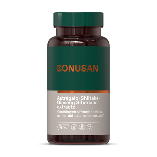 Bonusan Astragalo-Shiitake-Ginseng Siberiano 90 Cápsulas