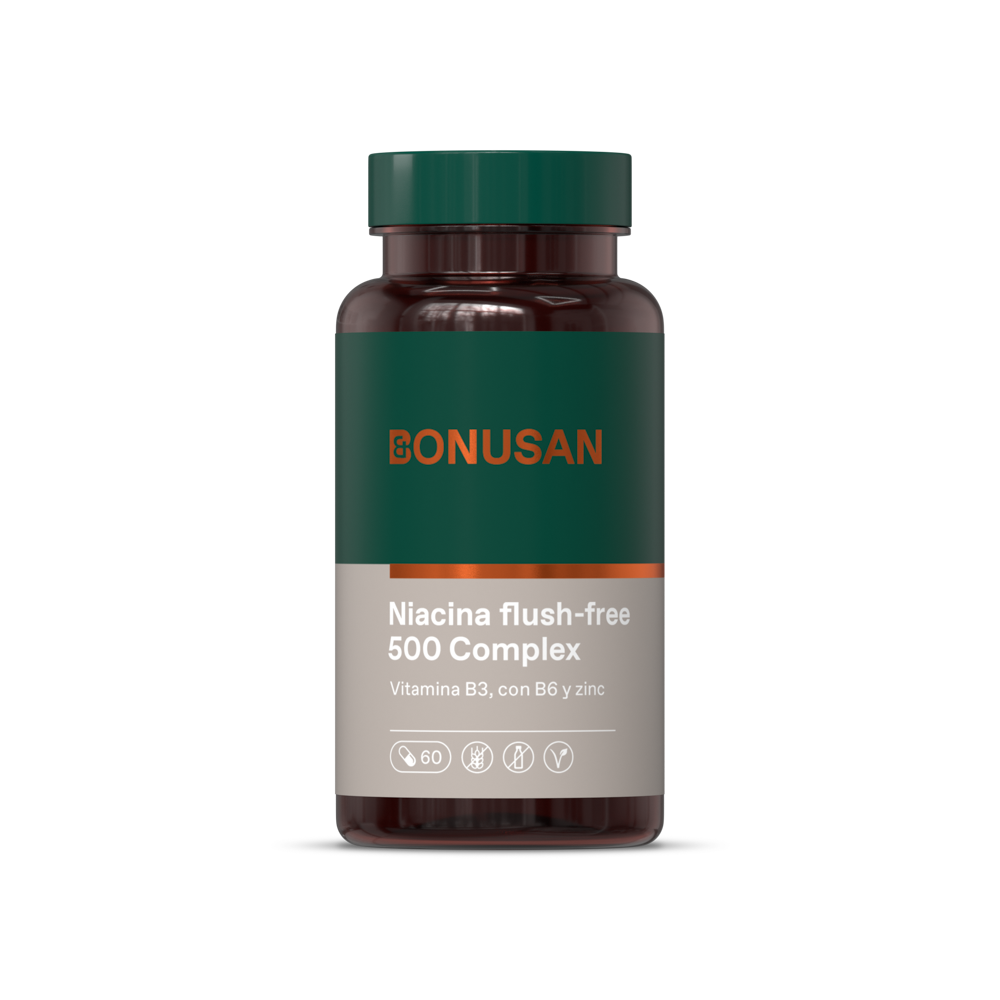 Bonusan Niacin Flush-Free 500 Mg Plus 60 Capsules