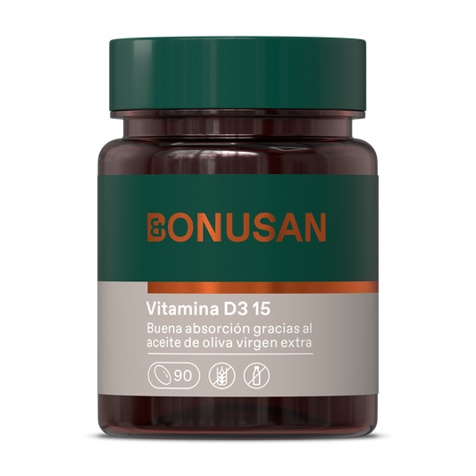 Bonusan Vitamin D3 15 Mcg / 600 IU 90 Gel Capsules