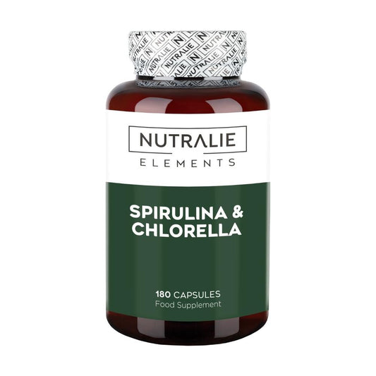 Nutralie Espirulina & Chlorella 180 Cápsulas-1