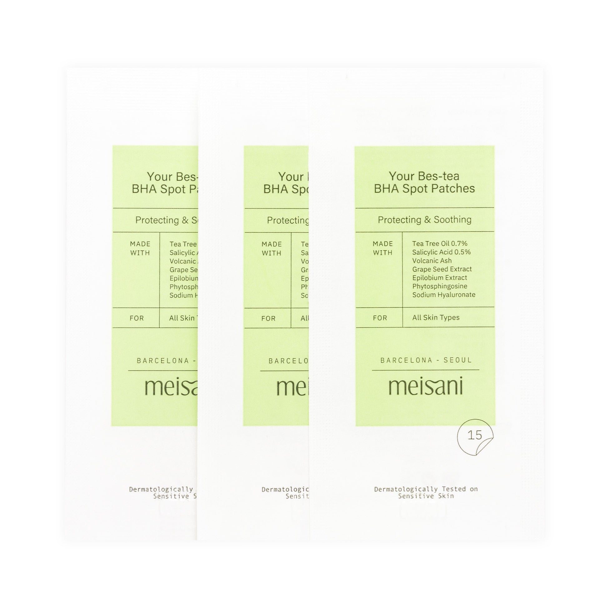 Meisani Your Bes-Tea BHA Spot Patches 45 uds-2