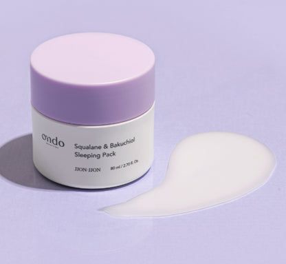Ondo Beauty 36.5 Squalane & Bakuchiol Sleeping Pack Jjon-Jjon 80 ml-4