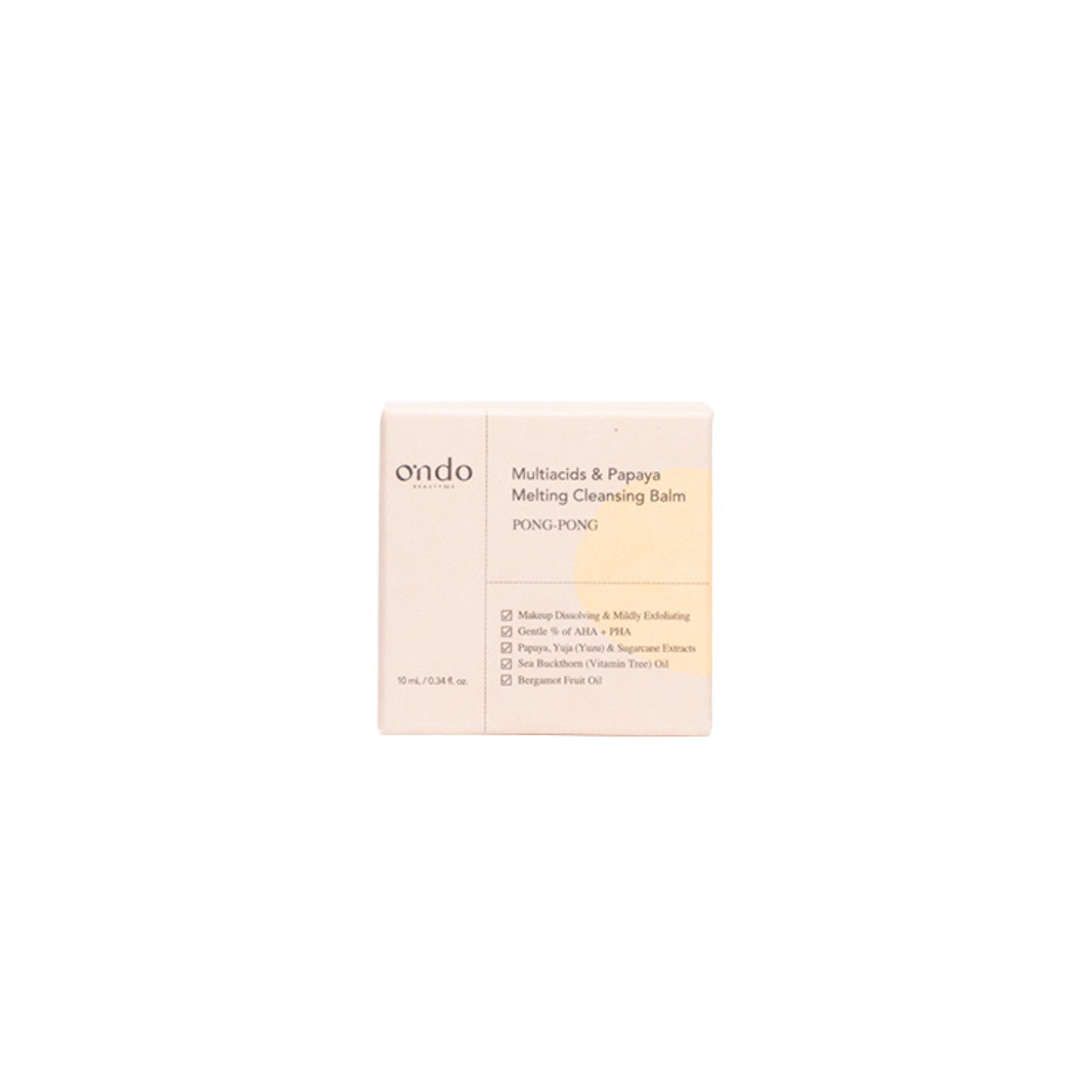 Ondo Beauty 36.5 Multiacids & Papaya Cleansing Balm 10 ml-3