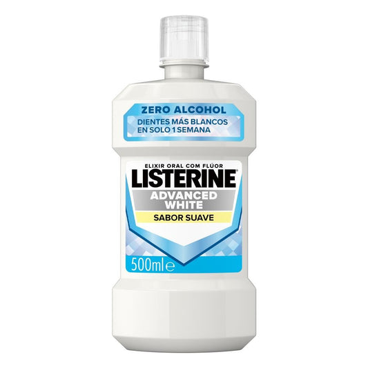 LISTERINE Advanced White Enjuague Bucal Sabor Suave 500ml-1