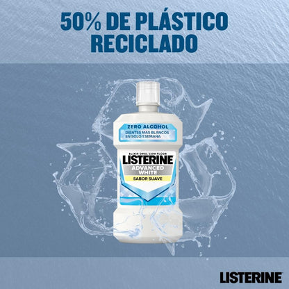 LISTERINE Advanced White Enjuague Bucal Sabor Suave 500ml-6