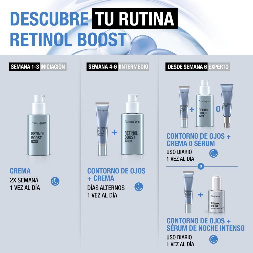 NEUTROGENA Retinol Boost Crema Facial 0,1% Retinol Puro 50ml-9