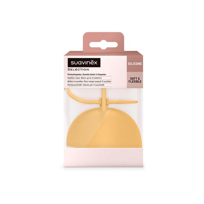 SUAVINEX Portachupetes de Silicona Mostaza 1 ud-2