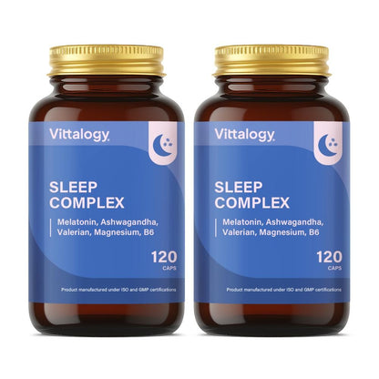Vittalogy Sleep Complex 2x120 Cápsulas【PACK AHORRO】-1
