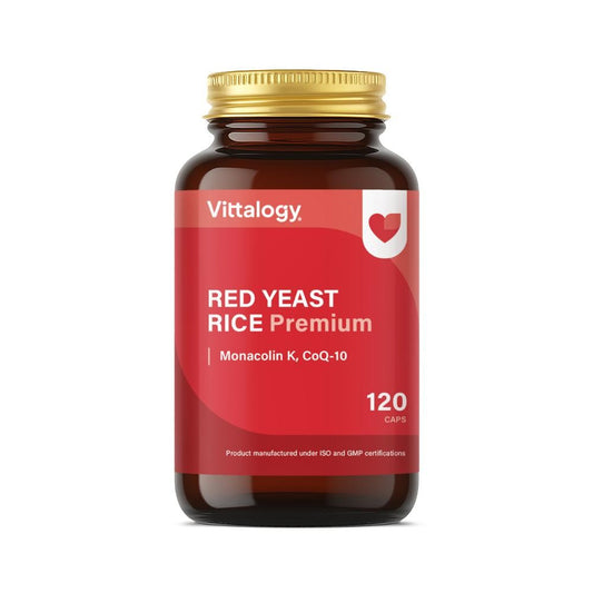 Vittalogy Levadura de Arroz Rojo Red Yeast Rice Premium 120 Cápsulas-1