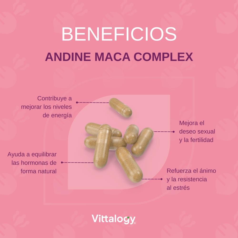 Vittalogy Andine Maca Complex 3x120 Cápsulas【PACK AHORRO】-4