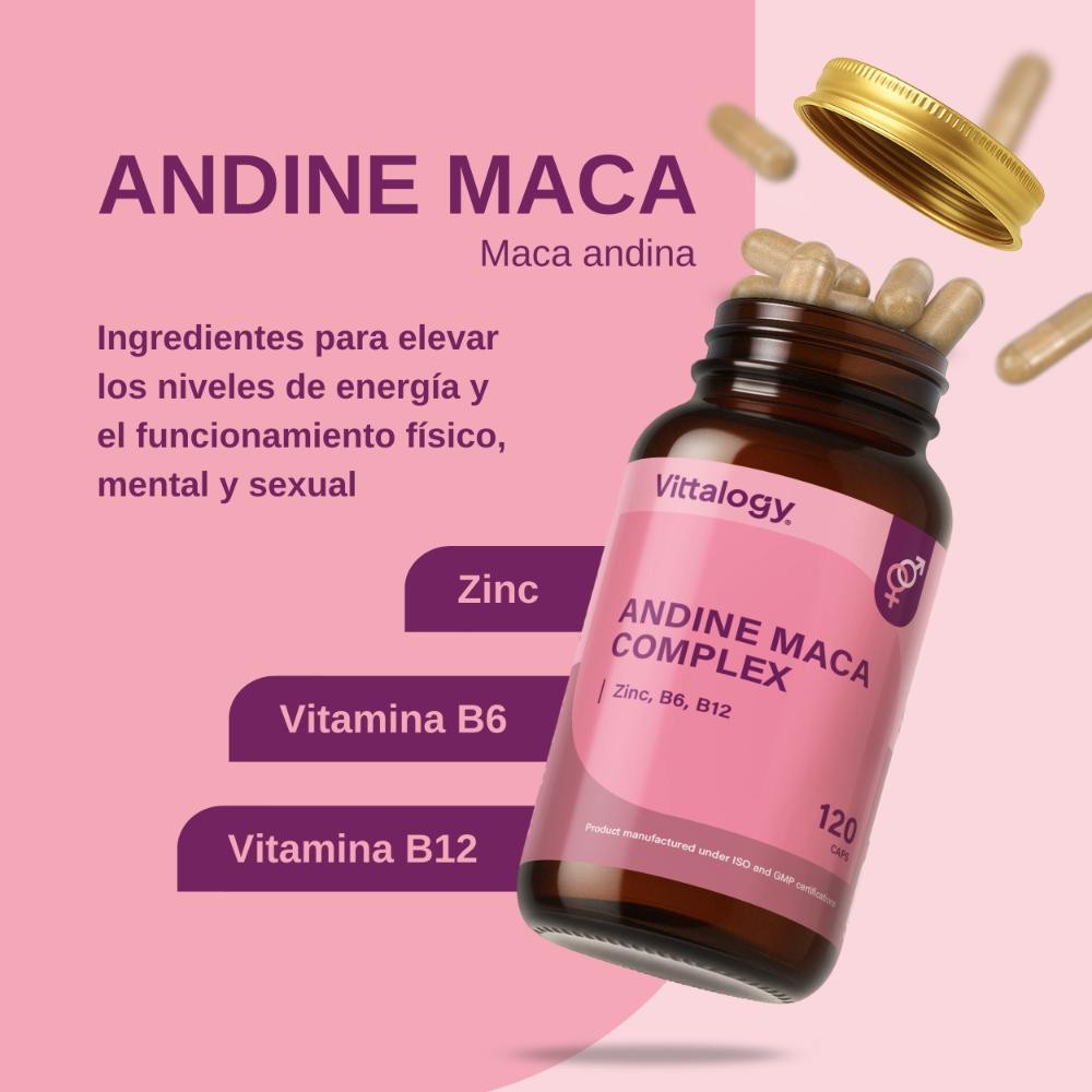 Vittalogy Andine Maca Complex 3x120 Cápsulas【PACK AHORRO】-5