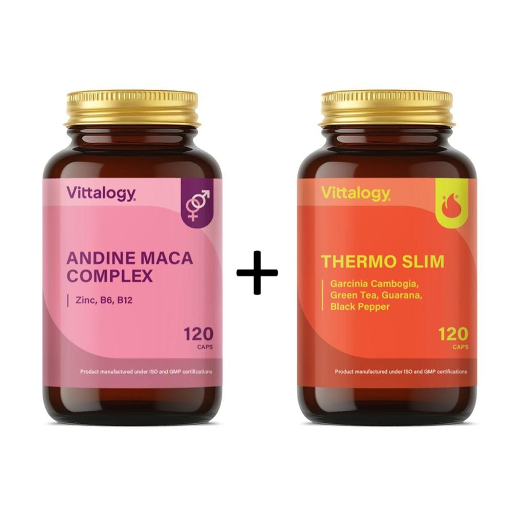 Vittalogy Andine Maca Complex + Thermo Slim 120+120 Cápsulas-1