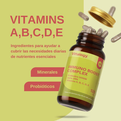 Vittalogy Immuno Boost Complex 2x120 Cápsulas【PACK AHORRO】-5