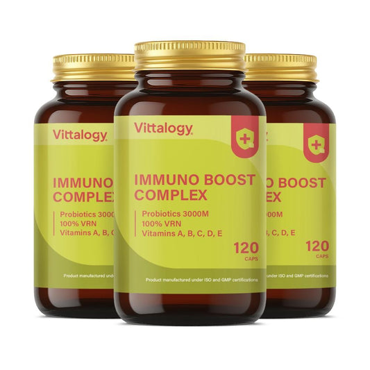 Vittalogy Immuno Boost Complex 3x120 Cápsulas【PACK AHORRO】-1