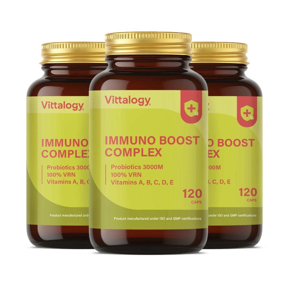 Vittalogy Immuno Boost Complex 3x120 Cápsulas【PACK AHORRO】-1