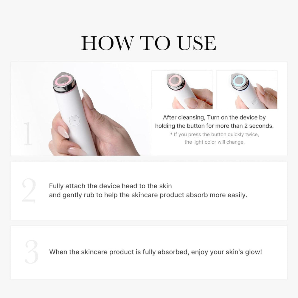 Medicube Booster Pro Mini Pink Affordable At-Home Facial Skin Care Tool - 4