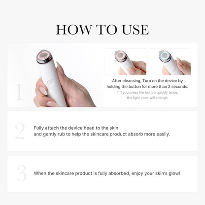 Medicube Booster Pro Mini Pink Affordable At-Home Facial Skin Care Tool - 4