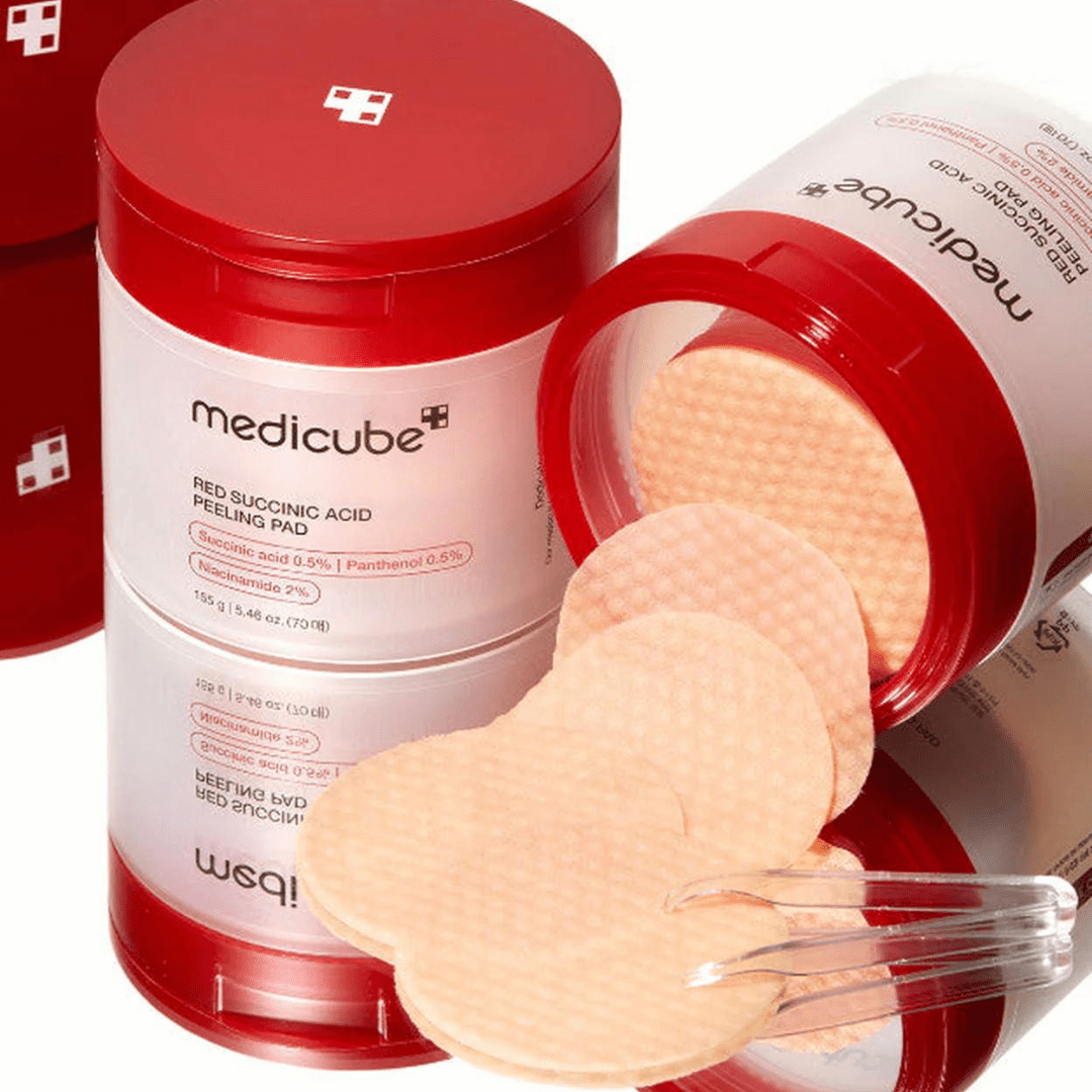 Medicube Medicube Red Succinic Acid Facial Toning Pads 70 Pieces - 4