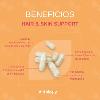 Vittalogy Hair & Skin Support 2x120 Cápsulas【PACK AHORRO】-4
