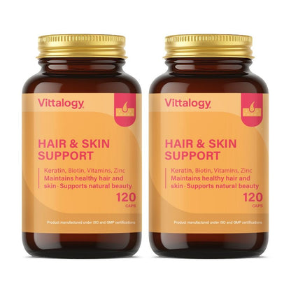 Vittalogy Hair & Skin Support 2x120 Cápsulas【PACK AHORRO】-1