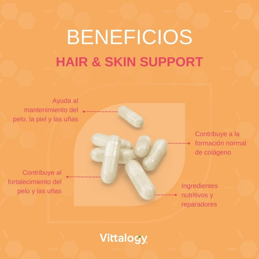 Vittalogy Hair & Skin Support 3x120 Cápsulas【PACK AHORRO】-4