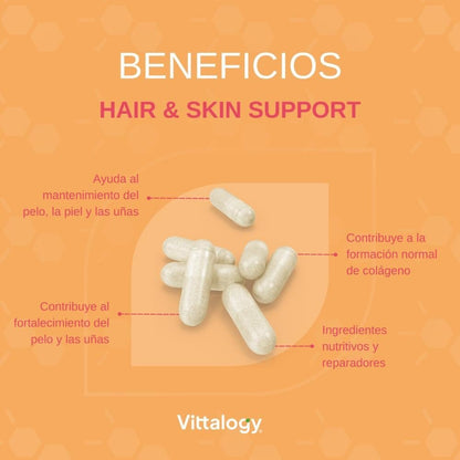 Vittalogy Hair & Skin Support 3x120 Cápsulas【PACK AHORRO】-4