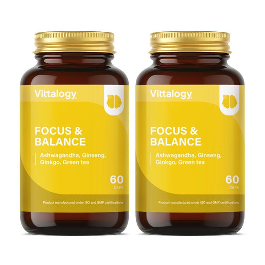 Vittalogy Focus & Balance 2x60 Cápsulas【PACK AHORRO】-1