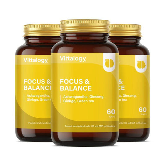 Vittalogy Focus & Balance 3x60 Cápsulas【PACK AHORRO】-1