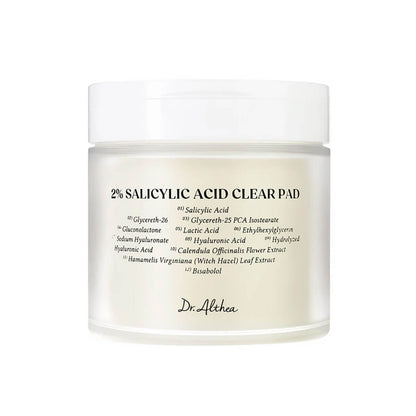 Dr. Althea 2% Salicylic Acid Clear Pad - 60 Pieces