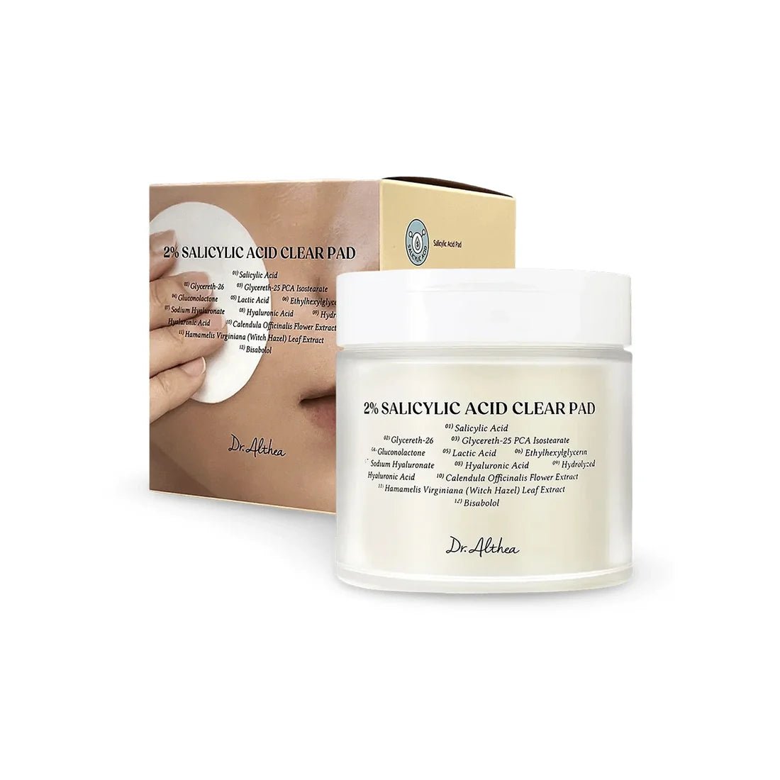 Dr. Althea 2% Salicylic Acid Clear Pad - 60 Pieces - 3