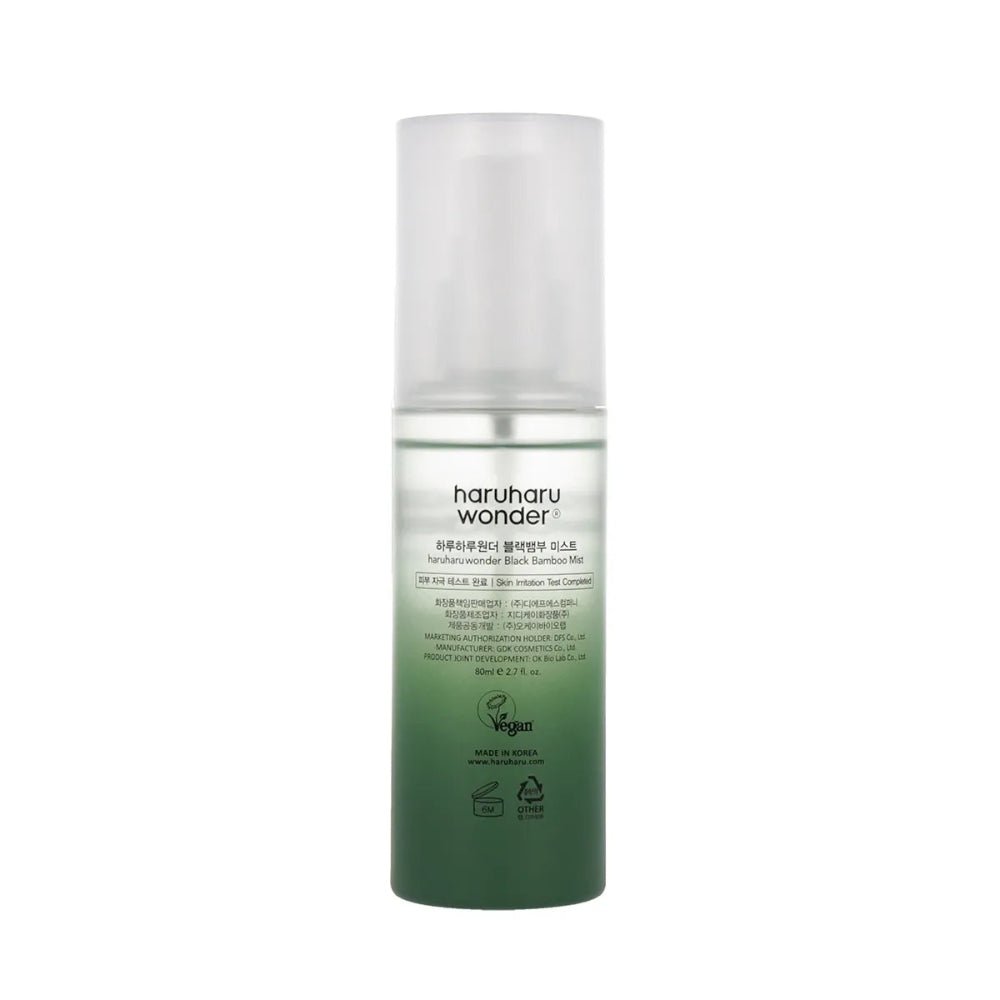 Haruharu Wonder Black Bamboo Mist 80ml Hydrating Facial Mist