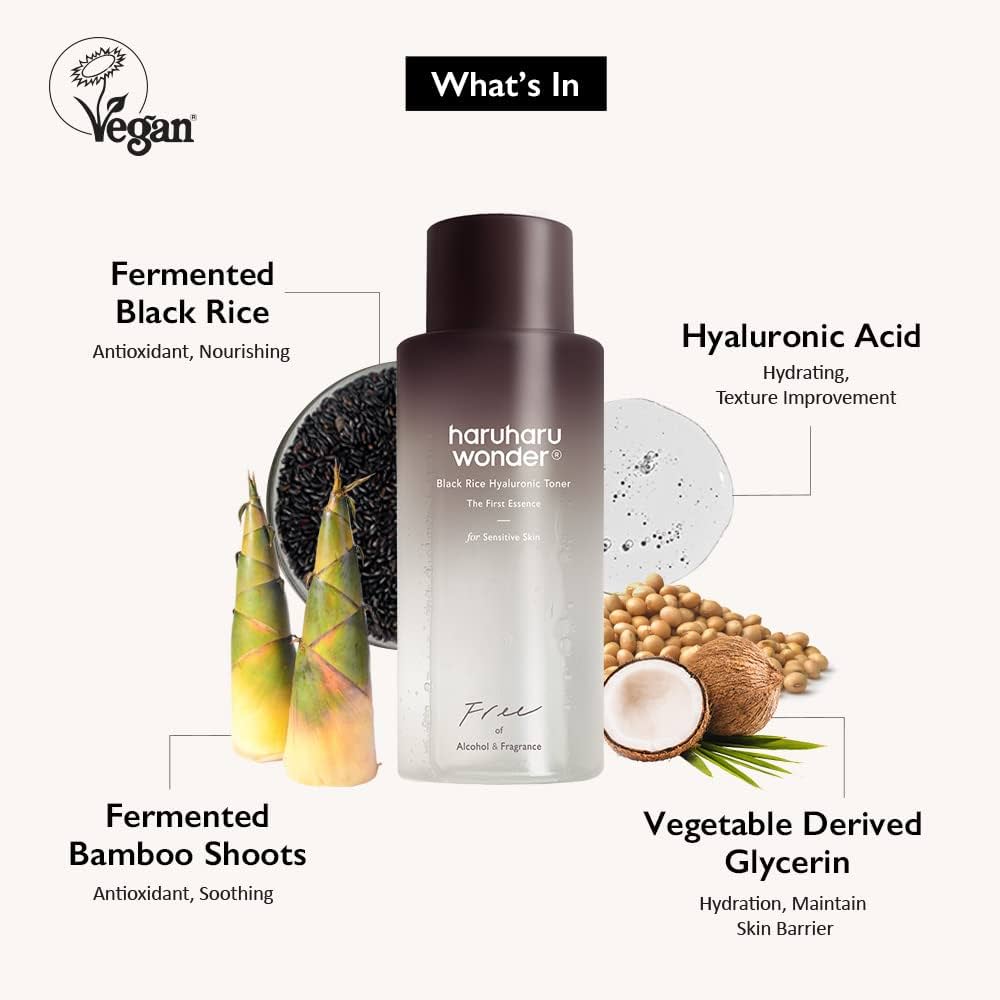 Haruharu Wonder Black Rice Hyaluronic Toner Sensitive Skin 150ml - 3