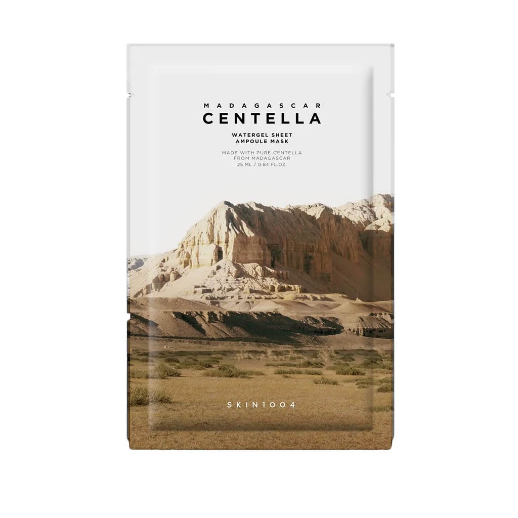 Skin1004 Madagascar Centella Soothing Watergel Sheet Ampoule Mask Soothing And Hydrating
