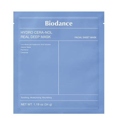 Biodance Hydro Cera-Nol Real Deep Mask 4 Mascarillas Hidratantes 34g - 3